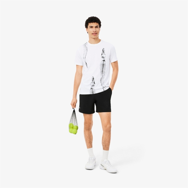 Lacoste X Daniil Medvedev Graphic T-Shirt - Blanc