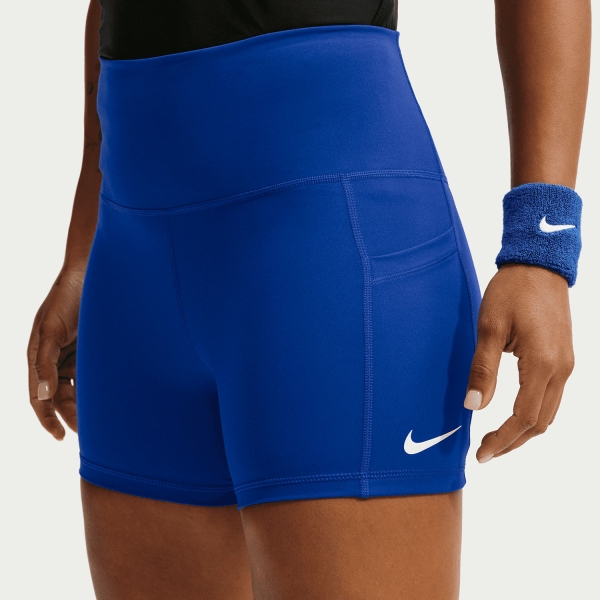 Women's Padel Skirts and Shorts Nike Court 4in Shorts  Old Royal/White FZ6677417