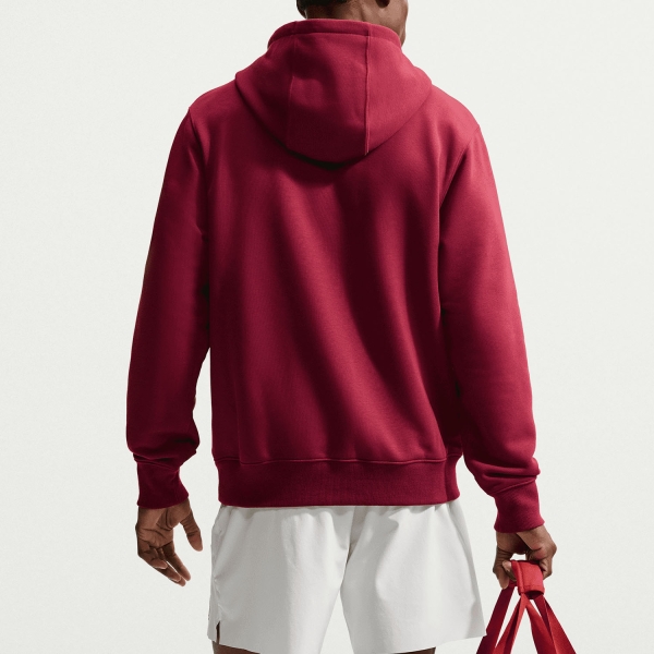 Nike Court Dri-FIT Hoodie - Team Red/Pale Ivory