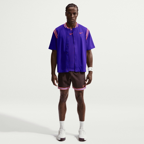 Nike Court Slam Carlos Jacket - Dark Concord/Bright Crimson