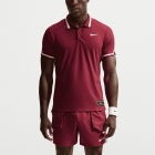 Nike Court Slam Jannik Polo - Team Red/Pale Ivory
