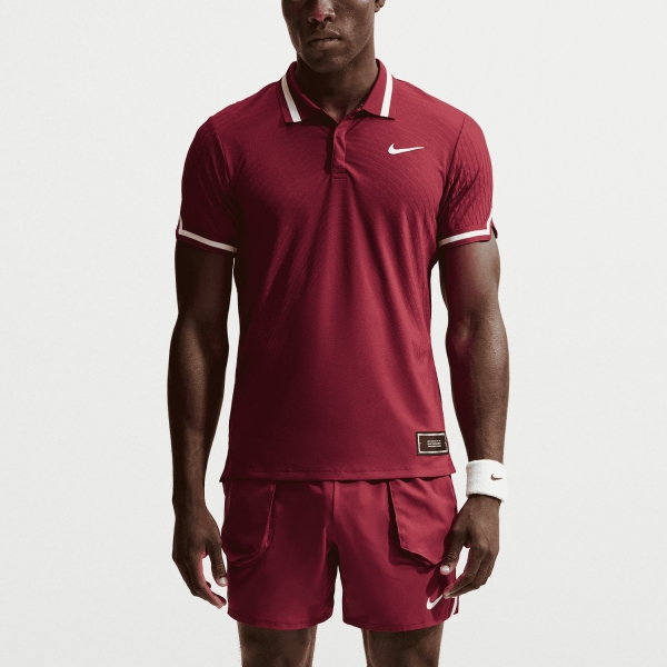 Men's Padel Polo Nike Court Slam Jannik Polo  Team Red/Pale Ivory IM6607677