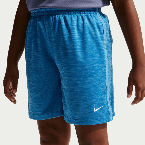 Pantaloncino e Pants Padel Bambino Nike DriFIT Multi 5in Pantaloncini Bambini  Light Photo Blue/Football Blue/White HF9006435