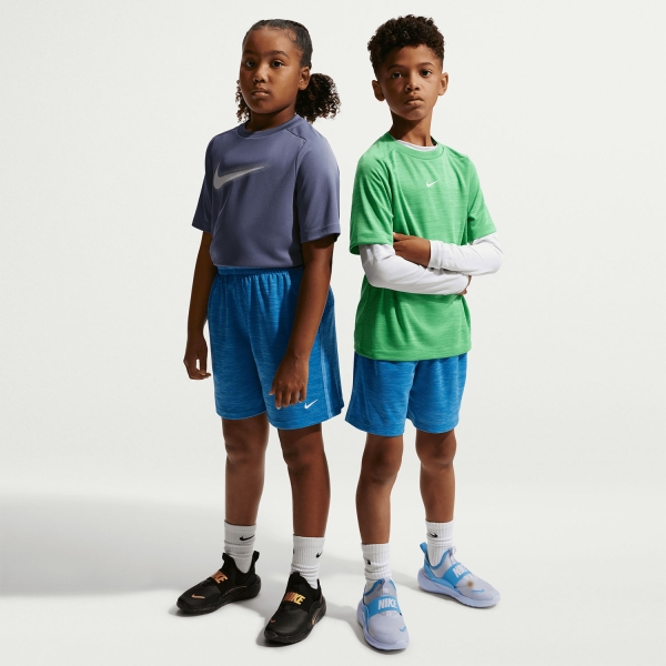 Nike Dri-FIT 5in Shorts Junior - Light Photo Blue/Football Blue/White