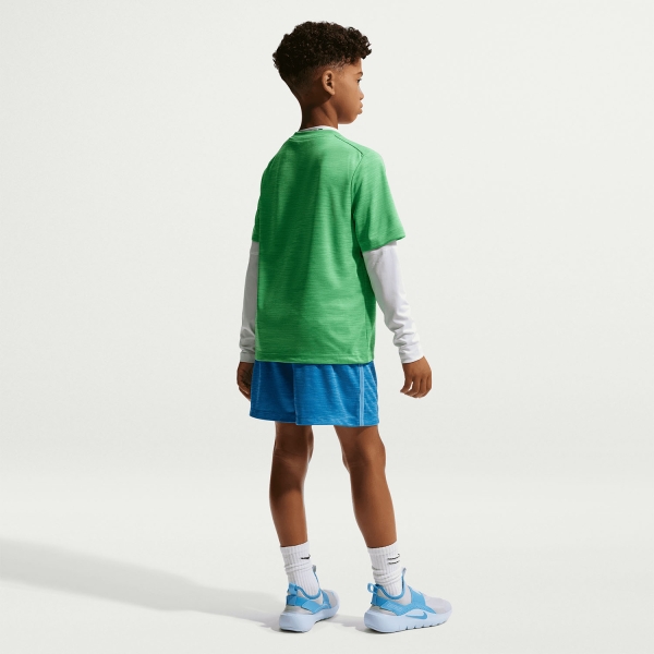 Nike Dri-FIT 5in Shorts Junior - Light Photo Blue/Football Blue/White