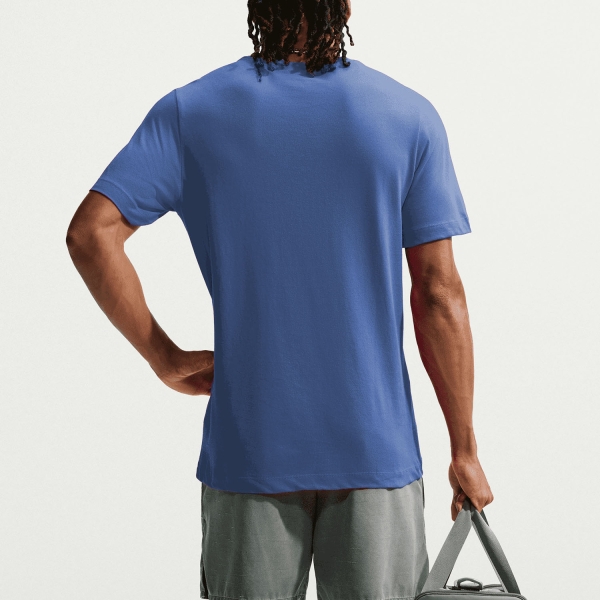 Nike Dri-FIT Court T-Shirt - Indigo Storm/White
