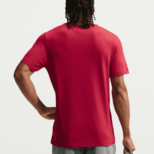 Nike Dri-FIT Court T-Shirt - Tough Red/White