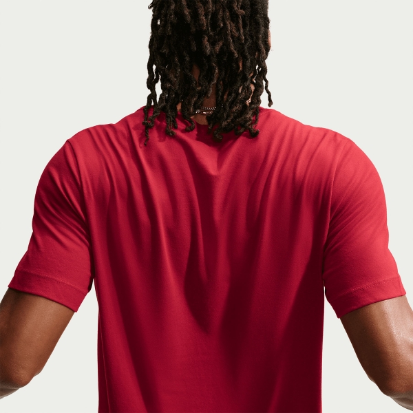 Nike Dri-FIT Court T-Shirt - Tough Red/White