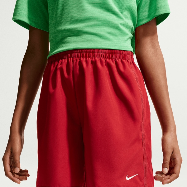 Nike Dri-FIT Icon 6in Shorts Niño - Tough Red/White