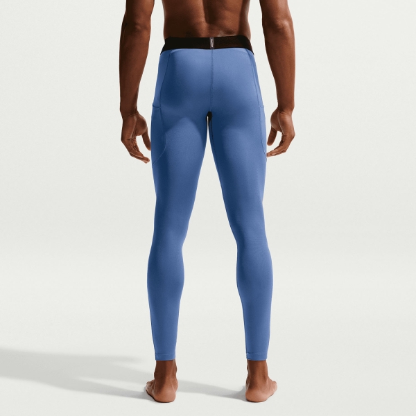 Nike Dri-FIT Pro Mallas - Indigo Storm/Black