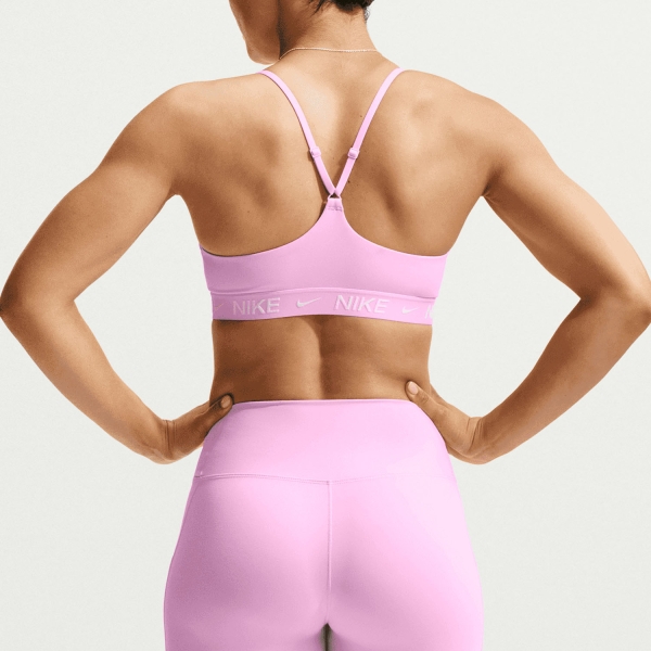 Nike Indy Swoosh Sports Bra - Pink Rise