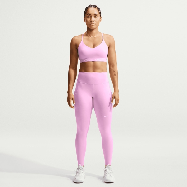 Nike Indy Swoosh Sports Bra - Pink Rise