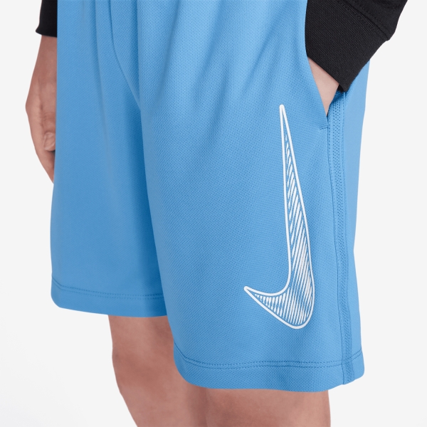 Nike Multi 5in Shorts Niño - Football Blue/White