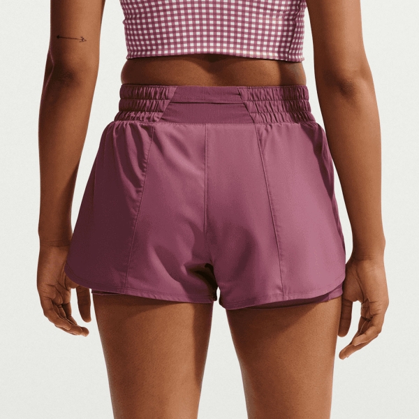 Nike One 2 in 1 3in Shorts - Pink Smoke/White