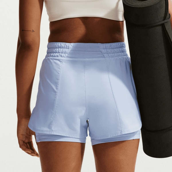 Nike Classic One 2 in 1 3in Shorts - Hydrogen Blue/White