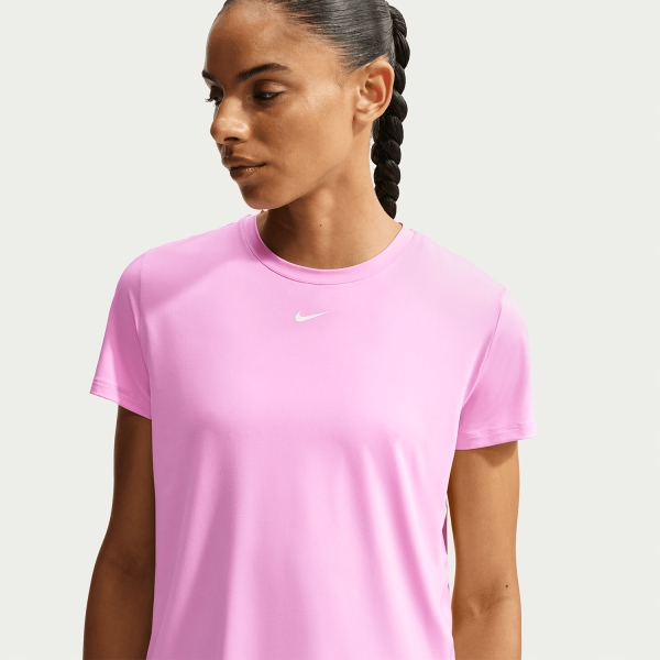 Nike One Classic T-Shirt - Pink Rise/White