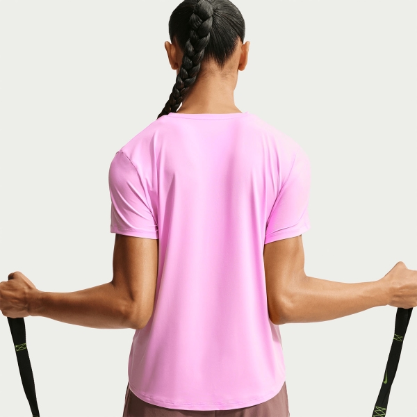 Nike One Classic T-Shirt - Pink Rise/White