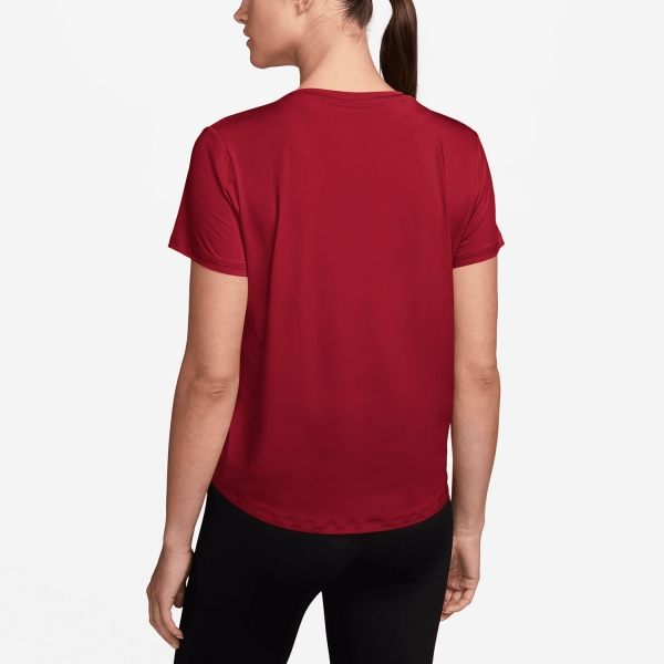 Nike One Classic T-Shirt - Tough Red/White
