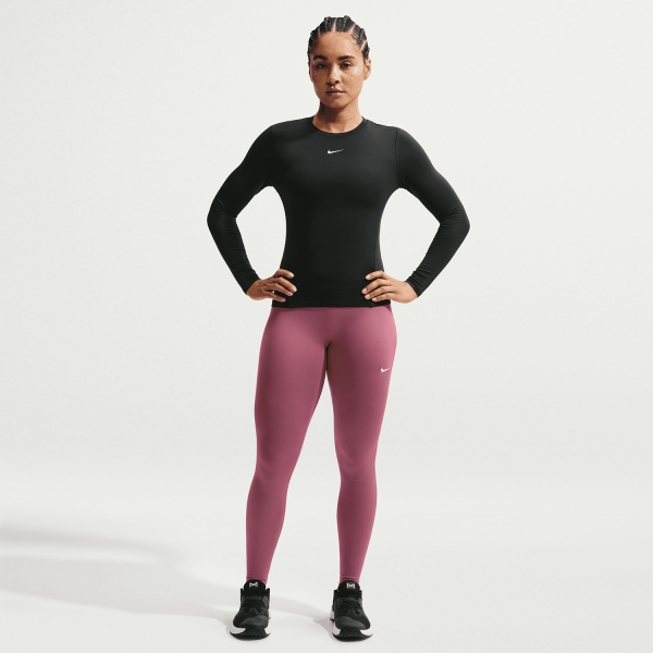Nike One Dri-FIT Tights - Pink Smoke/White