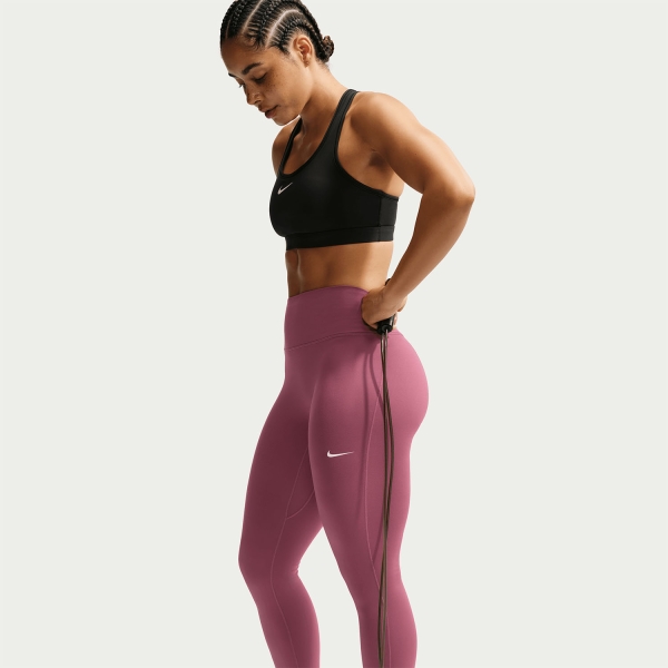 Nike One Dri-FIT Tights - Pink Smoke/White