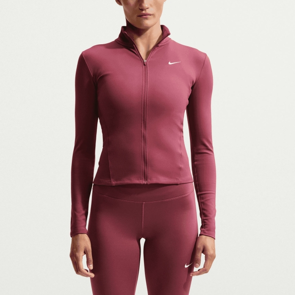 Women's Padel Jacket Nike One Jacket  Pink Smoke/White IM7046654