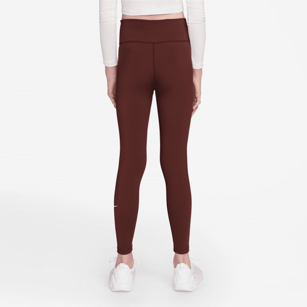Nike One Swoosh Tights Girl - Mystic Dates/White