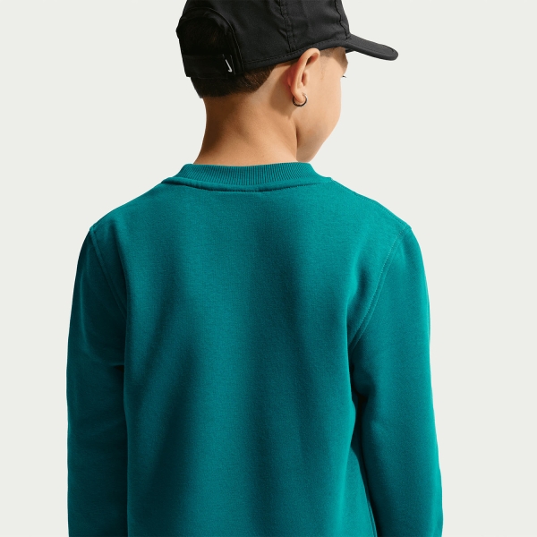 Nike Sportswear Club Sweatshirt Junior - Bright Spruce/White