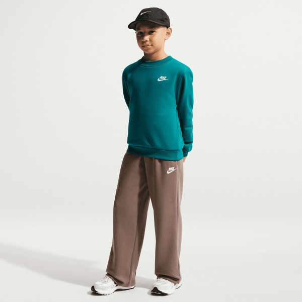 Nike Sportswear Club Sweatshirt Junior - Bright Spruce/White