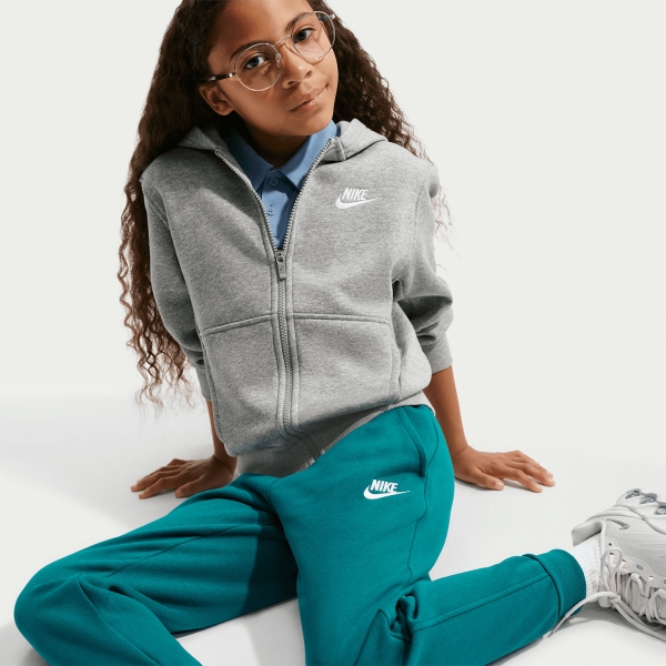 Nike Sportswear Club Pants Junior - Bright Spruce/White