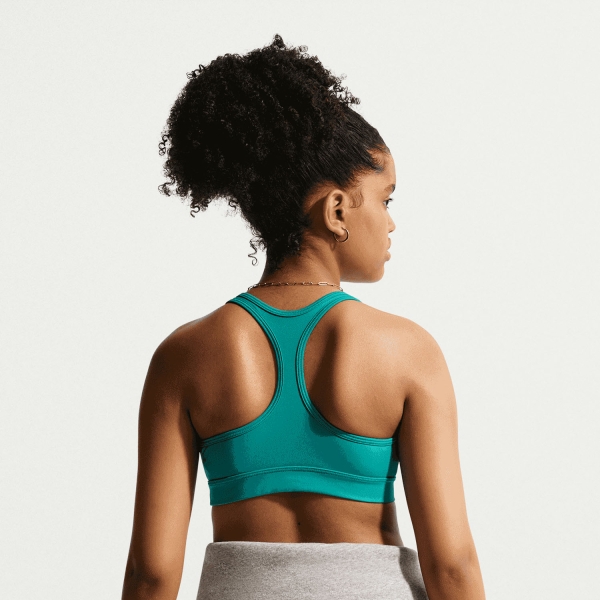Nike Swoosh Logo Sports Bra Girl - Energy/White