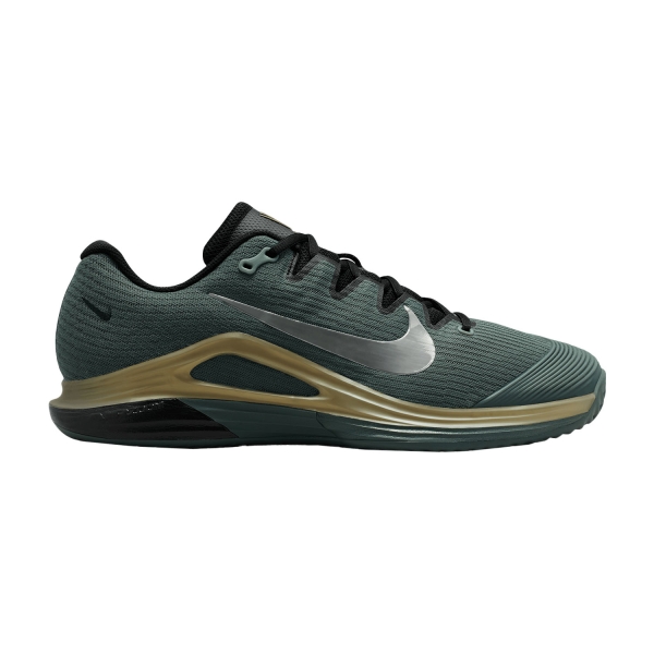 Zapatillas Padel Hombre Nike Vapor 12 Clay Premium  Camo Green/Pure Platinum/Metallic Gold IM3802300