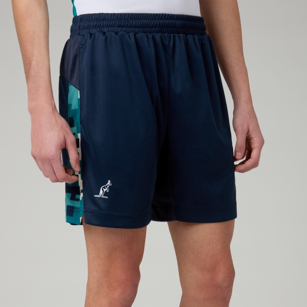 Men's Padel Shorts Australian Tactics Ace 7in Shorts  Eclipse Blue TEUSH0061194