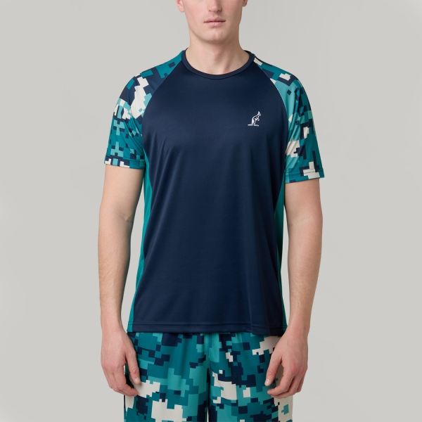 Men's T-Shirt Padel Australian Tactics TShirt  Eclipse Blue TEUTS0096194