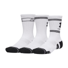 Under Armour Performance Tech Nov x 3 Calcetines - White/Ultimate Black
