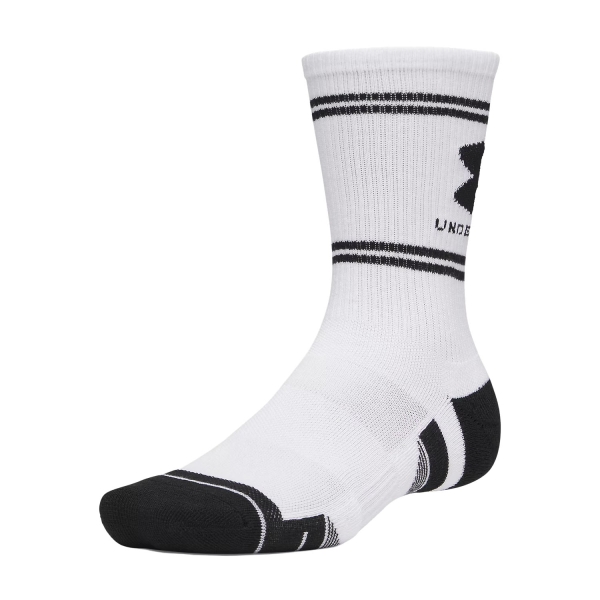 Under Armour Performance Tech Nov x 3 Calcetines - White/Ultimate Black