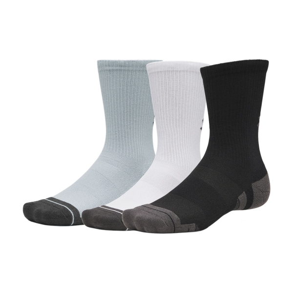 Calze Padel Under Armour Performance Tech Pro Crew x 3 Calze  Mod Gray/White/Jet Gray 60151390011