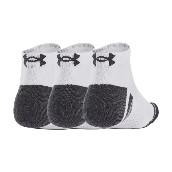 Under Armour Performance Tech Pro x 3 Calcetines - White/Jet Gray