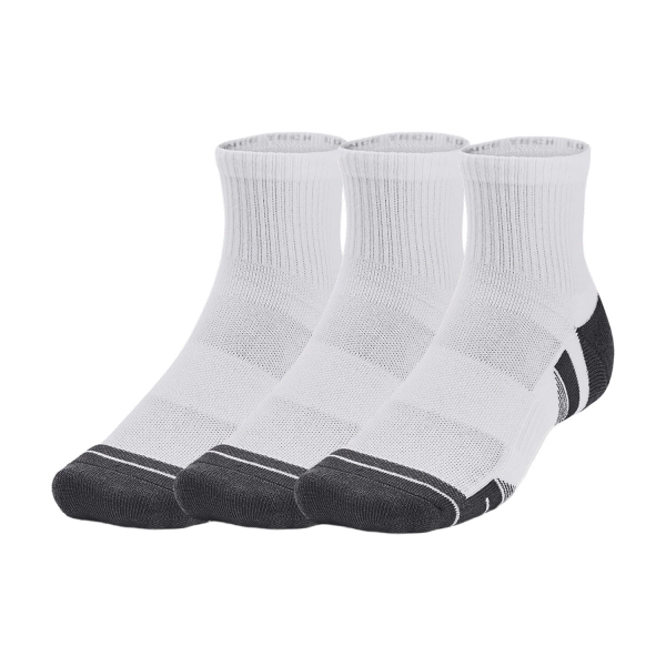 Calcetines Padel Under Armour Performance Tech Quarter x 3 Calcetines  White/Jet Gray 60151380100