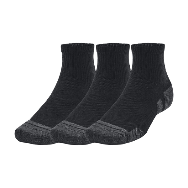 Padel Socks Under Armour Performance Tech x 3 Socks  Black/Jet Gray 13795100001