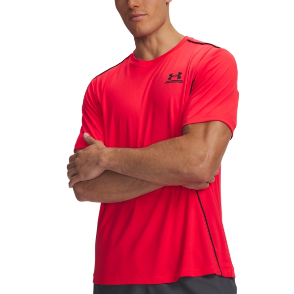 Men's T-Shirt Padel Under Armour Tech Sport TShirt Racer Red/Black 60098300713