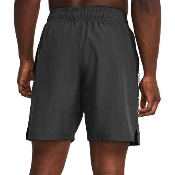 Under Armour Woven Split 9in Shorts - Castlerock/White