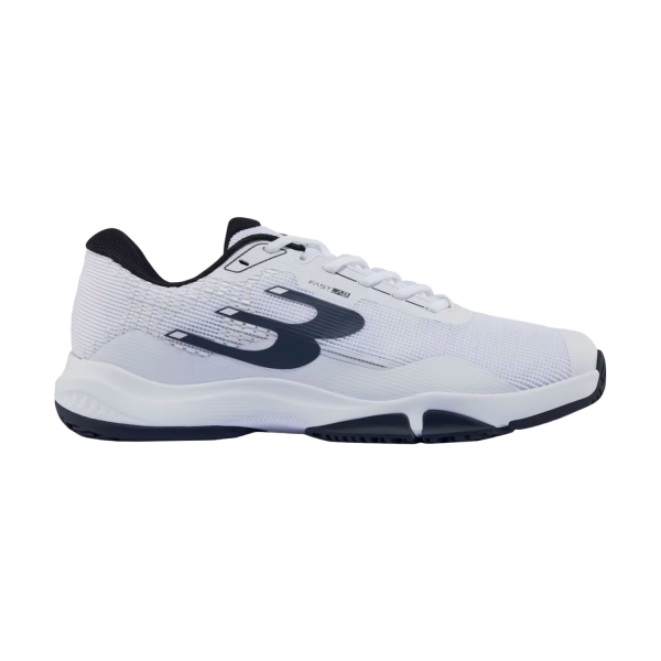 Zapatillas Padel Hombre Bullpadel Hybrid Fly 26  Blanco/Azul Marino 496767012004