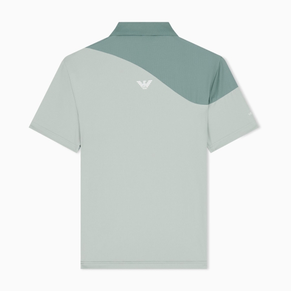 EA7 Pro Performance Polo - Silver Pine