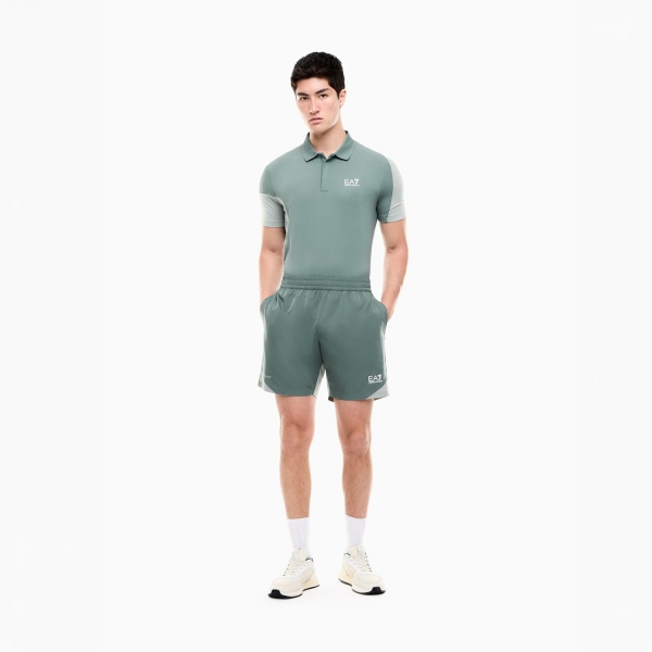 EA7 Pro Performance Polo - Silver Pine