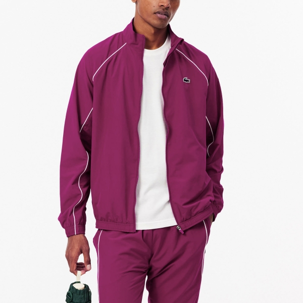 Lacoste Performance Giacca - Fushia/Blanc