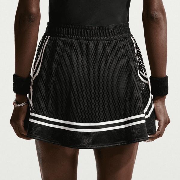 Nike Court Slam Skirt - Black/White