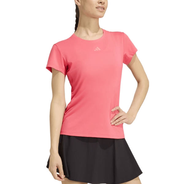 Women's Padel T-Shirt and Polo adidas Freelift TShirt  Pure Turbo KH3610