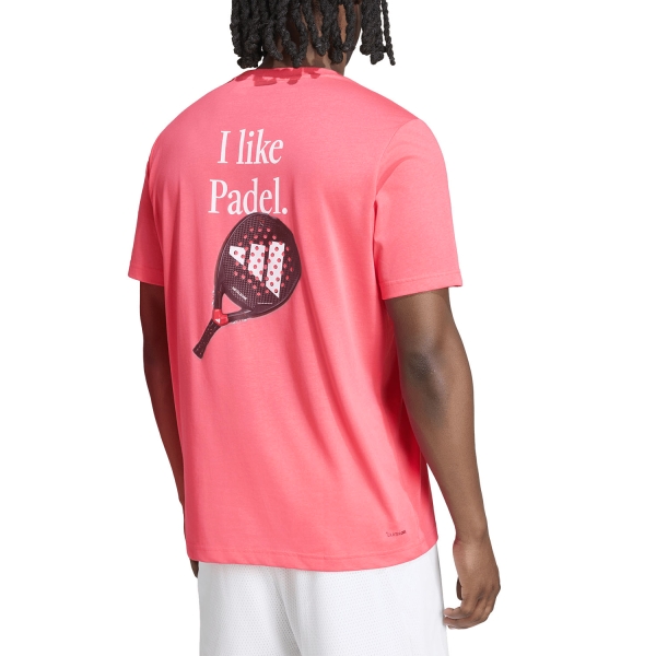 adidas Padel Category Graphic T-Shirt - Pure Turbo