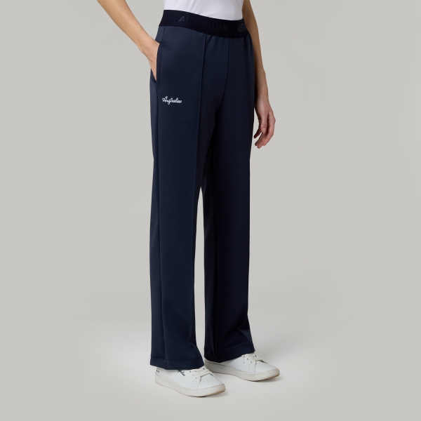Women's Padel Pants and Tights Australian Perfect Pants  Eclipse Blue TEDPA0008194