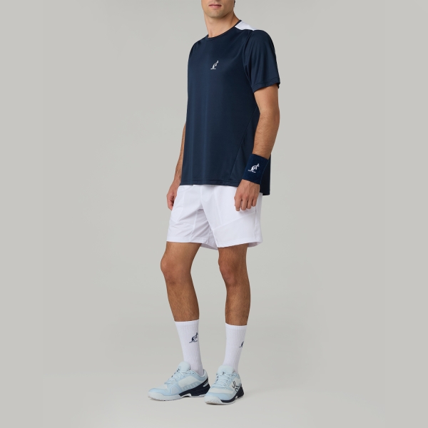 Australian Performance Slam 7in Shorts - Bianco/Blu Navy